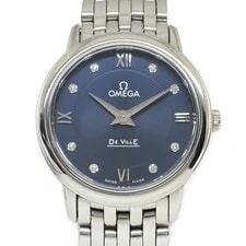 Omega — Omega de Ville Prestige 424.10.27.60.53.001 Diamond Stainless Steel Quartz — Watch — resale