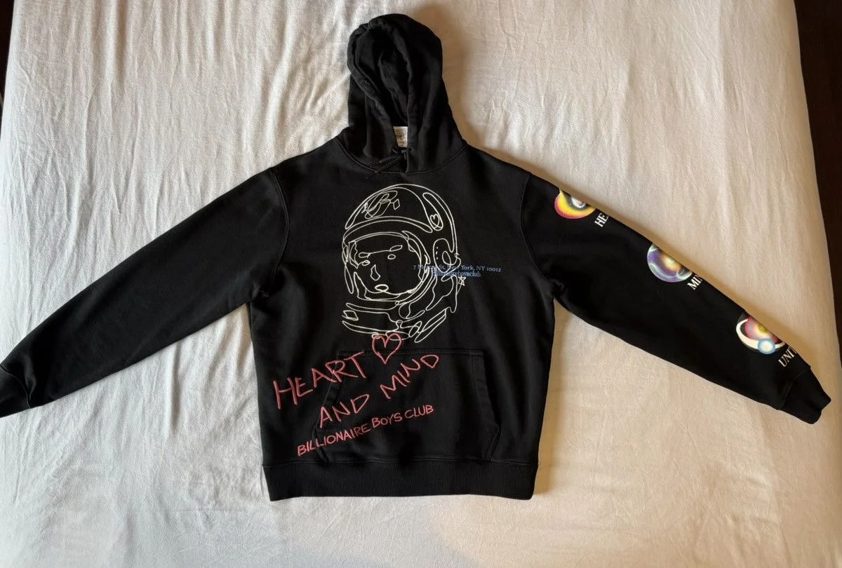 Billionaire Boys Club — Billionaire Club Pullover Hoodie Heart and Mind — streetwear — resale