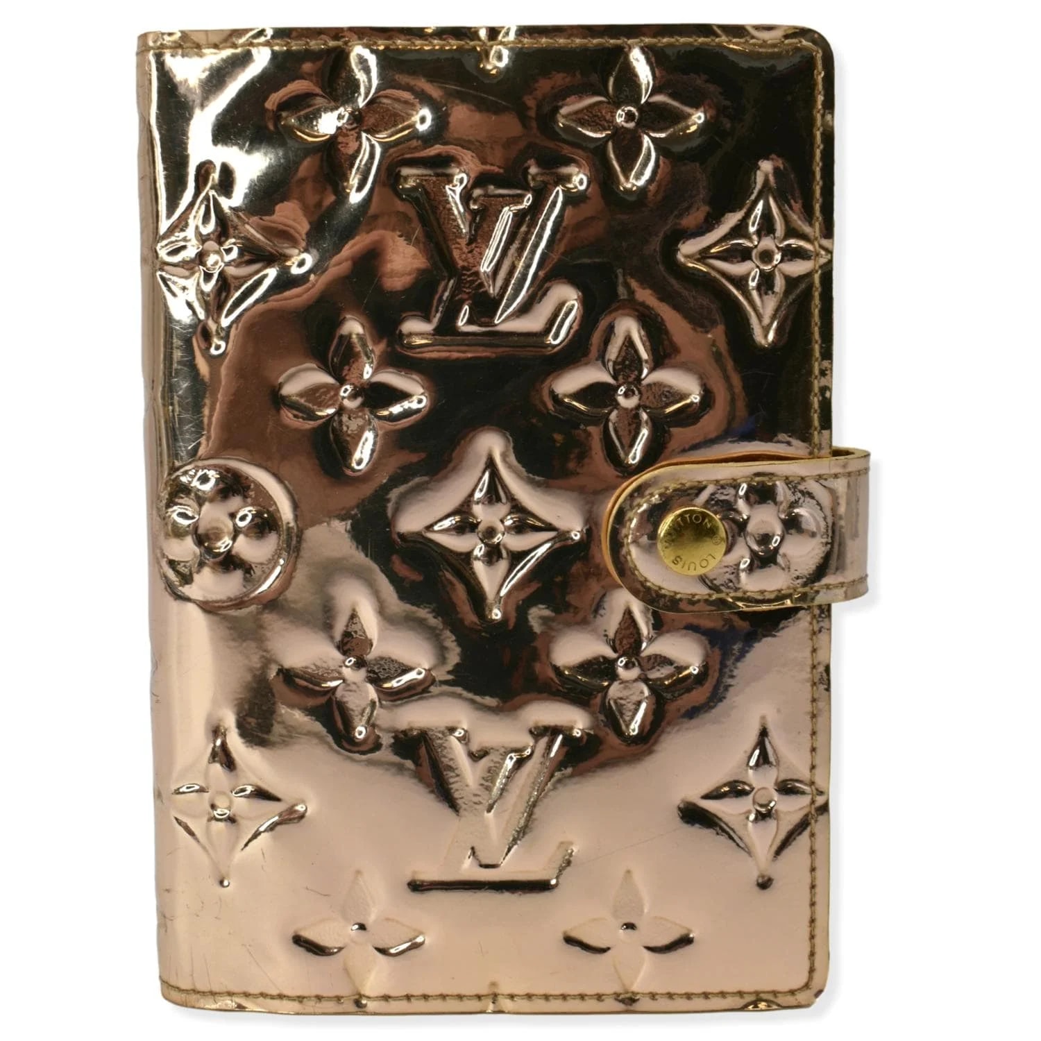 Louis Vuitton — Louis Vuitton Miroir Small Embossed Ring Agenda — Accessory — resale