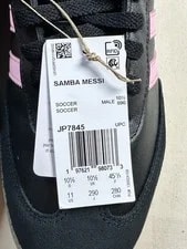 Size 11 - Lionel Messi X Adidas Samba Inter Miami CF - Debossed Away Kit 3