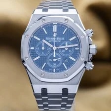 Audemars Piguet — Audemars Piguet Royal Oak Chronograph 41 Steel Blue Dial AP 26320ST - Full Set — Watch — resale