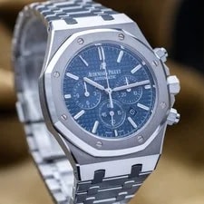 Audemars Piguet Royal Oak Chronograph 41 Steel Blue Dial AP 26320ST - Full Set 3