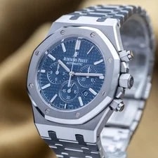 Audemars Piguet Royal Oak Chronograph 41 Steel Blue Dial AP 26320ST - Full Set 4
