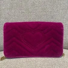 Auth Gucci GG Marmont Mini Chain Hardware 3