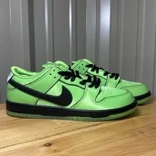 Nike SB Dunk Low Powerpuff Buttercup Size 9 10.5 FZ8319-300 3