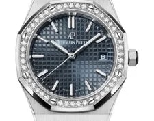 Audemars Piguet Royal Oak Blue Boutique Edition Diamond 77351ST.ZZ.1261ST.01 3