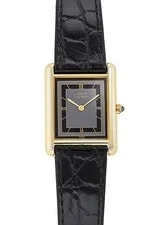 Cartier Must Tank LM Vermeille 83918923 SV925 23mm SV925（YGP） Quartz #KMW1082 4