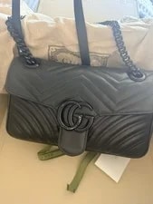 Gucci — Authentic Gucci GG Marmont Matelassé Medium Dust & Box — Handbag — resale