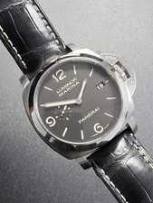Panerai — Panerai Luminor Marina 3 Day Steel Auto 44mm Black Dial - PAM00312 W/ B&P — Watch — resale
