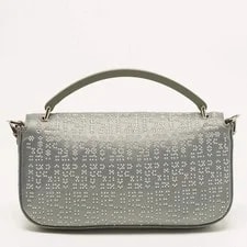 Fendi Baguette Phone Embellished Crossbody 4