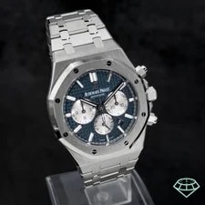 Audemars Piguet Royal Oak Chrono Steel Blue Dial 26331ST.OO.1220ST.01 2