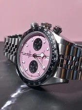 2025 Tudor Black Bay Chrono 79360N Flamingo Pink Dial Steel With 4