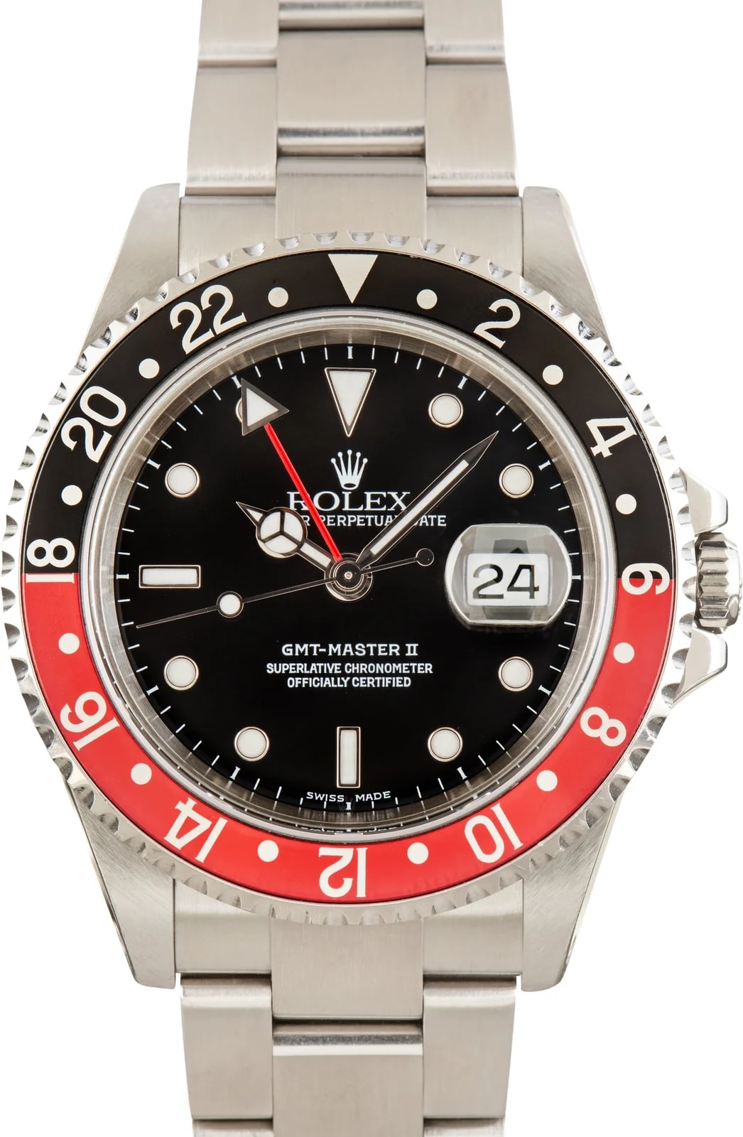 Rolex GMT-Master II Red & Black Coke Ref 16710 2