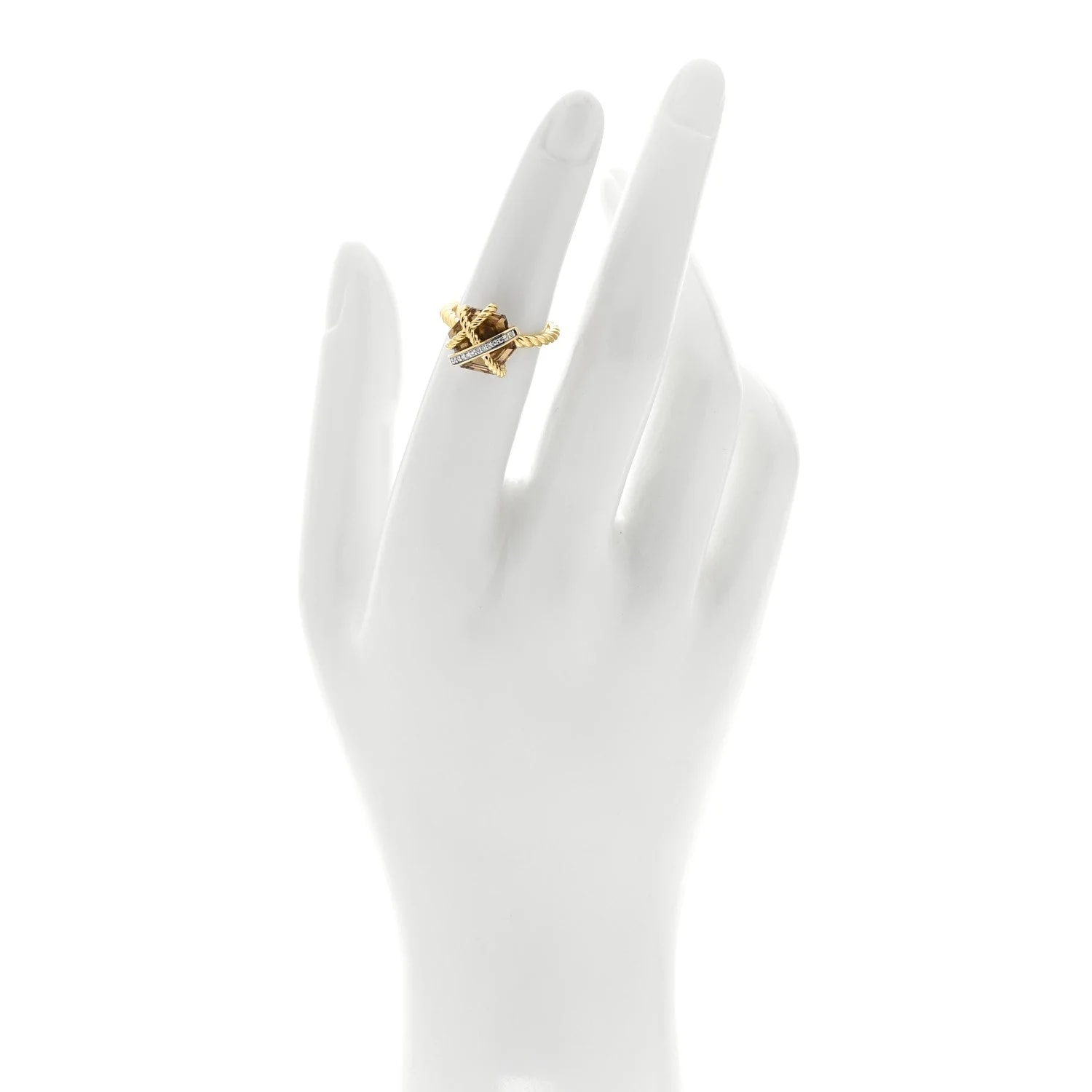 18K Yellow Gold 10mm Cable Wrap 49 4.75 2