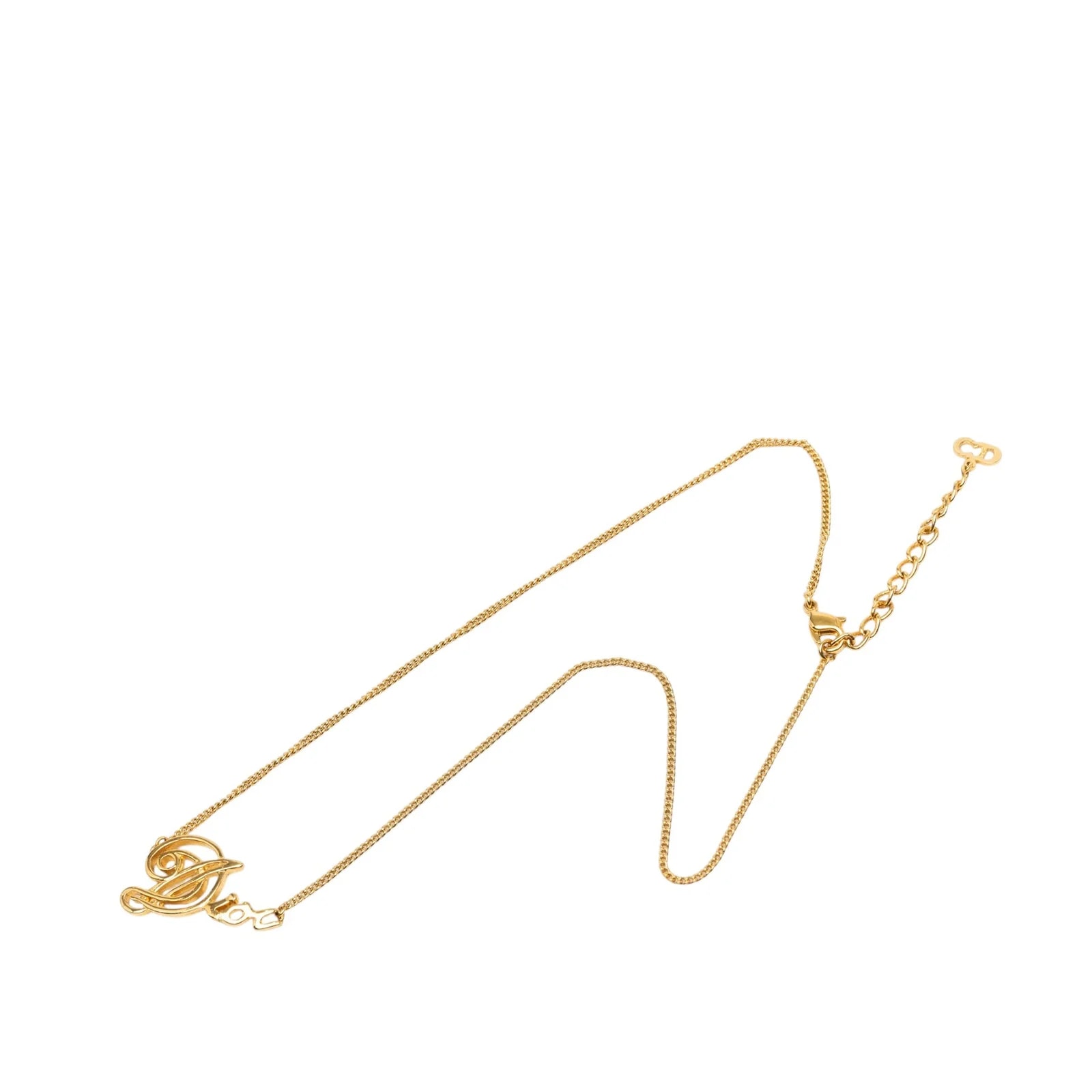 Dior — Cursive Logo — Jewelry — resale