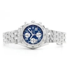 Breitling Chrono Cockpit A13358 Chronograph Date Blue 4