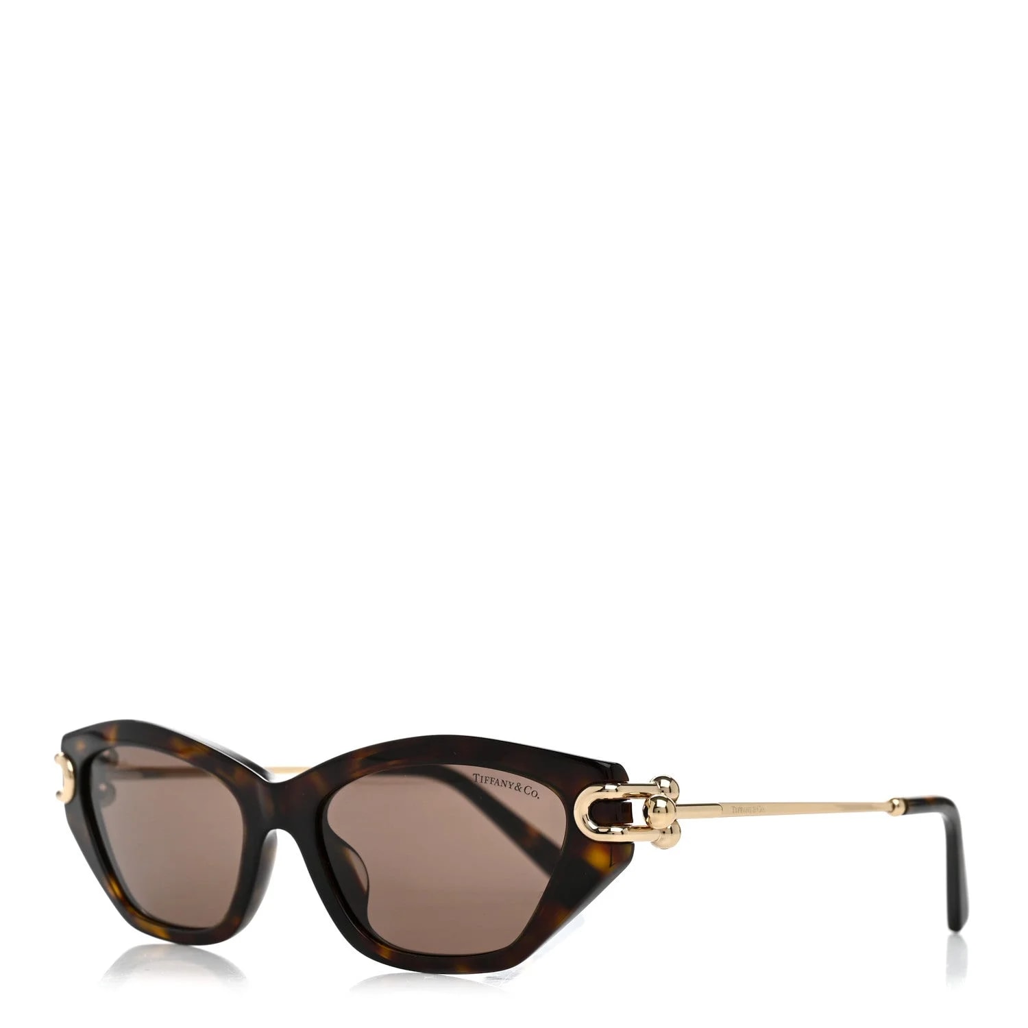 Tiffany & Co. — Acetate HardWear Cat Eye Sunglasses TF4231U Tortoise — Accessory — resale