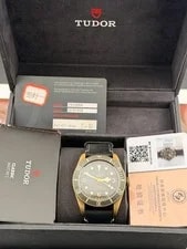 2020 Tudor Black Bay Bronze Auto 43mm Gray Dial Strap 79250BA 2