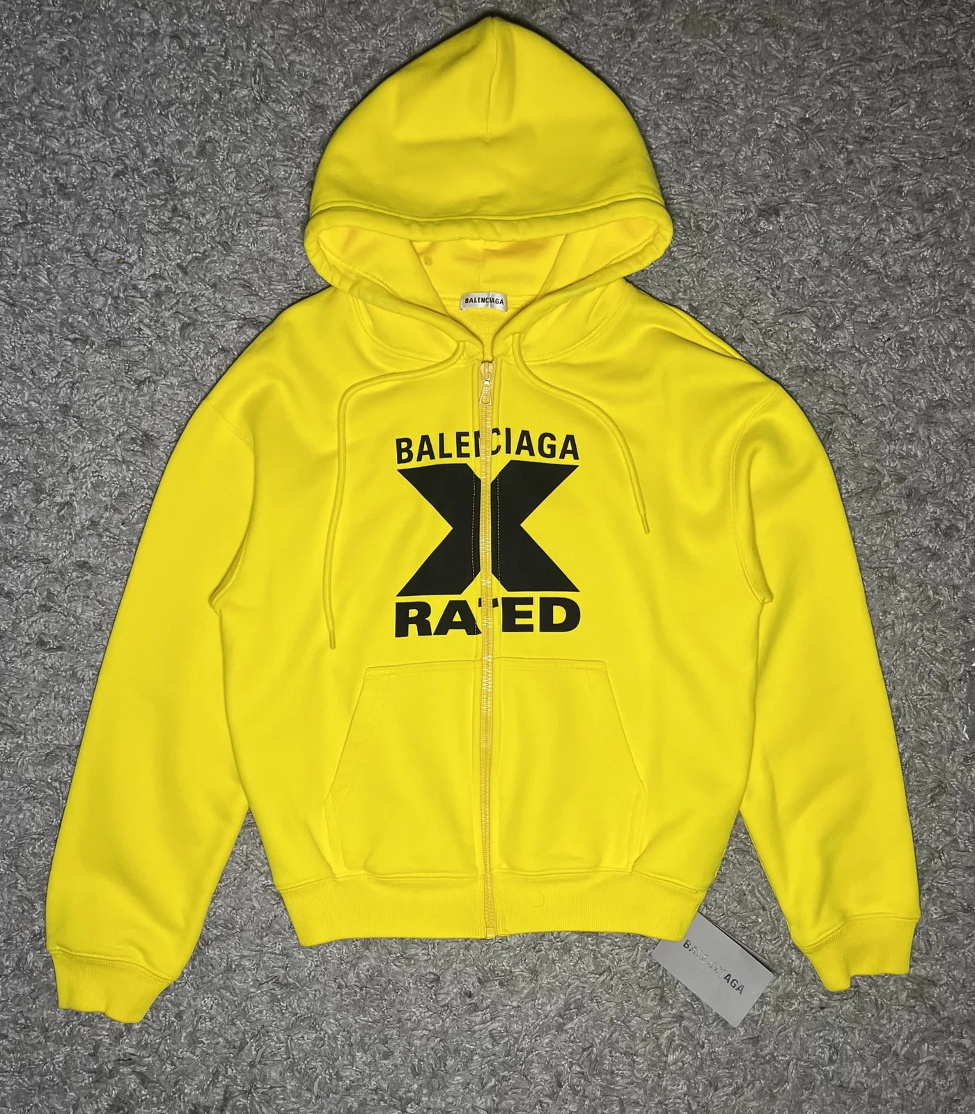 Balenciaga X-Rated Zip Hoodie New 2