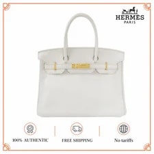 Hermès — Hermès Birkin 30 White Gold — Handbag — resale