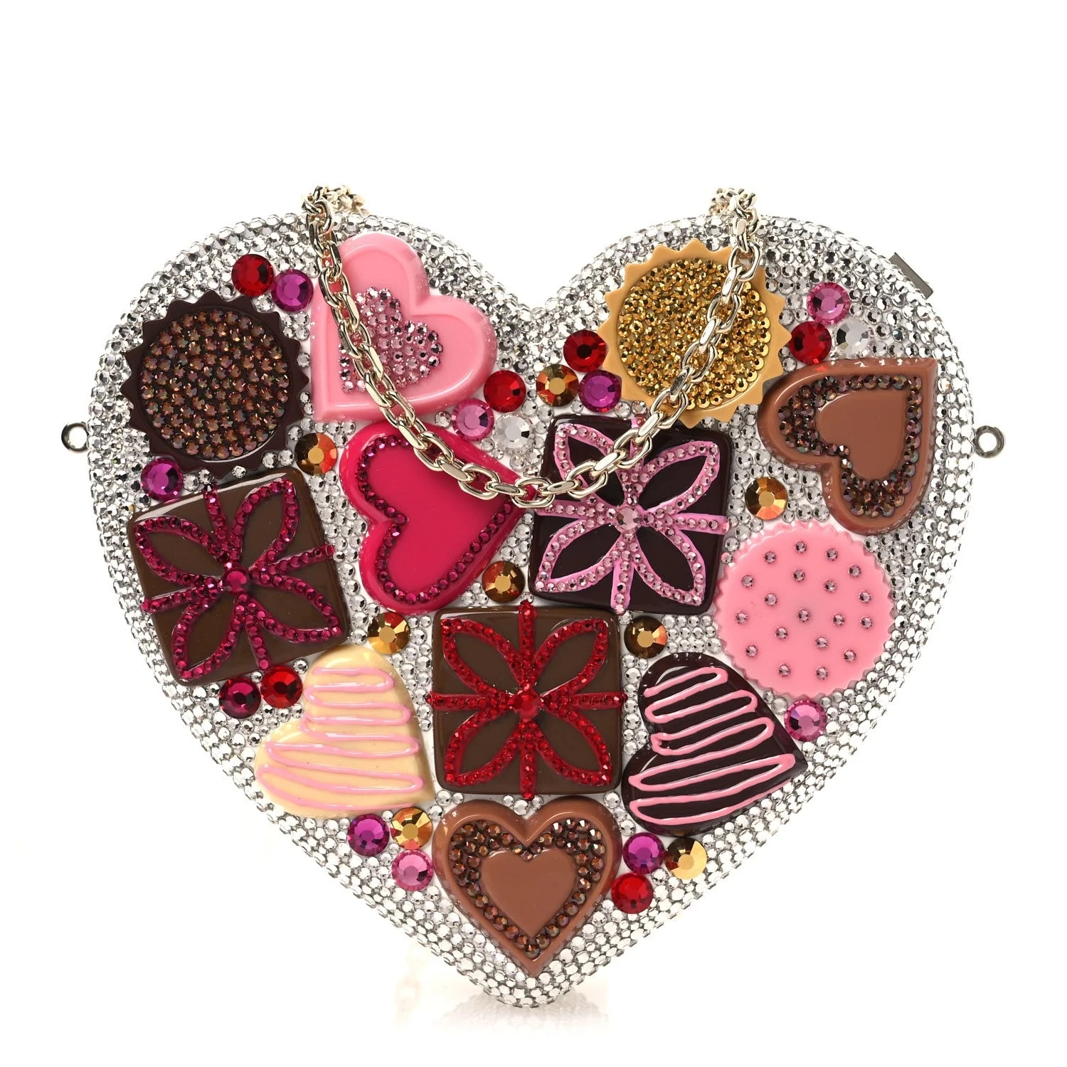 Judith Leiber — Heart Box — Handbag — resale