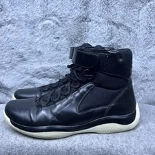 Prada Punta Ala High Top 4T2964 10 US Strap Boots 4