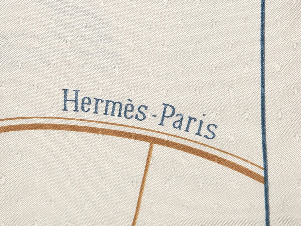 Hermès A Toute Berline ! Eyelet Scarf 70cm 3
