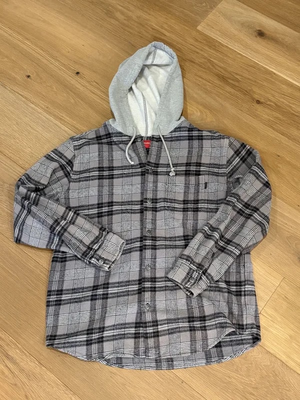 Supreme — Supreme Hooded Checkered Flannel — Handbag — resale