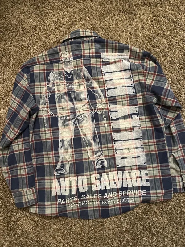 Billy Hill ‘Auto Salvage’ Flannel — Designer Shoe — resale