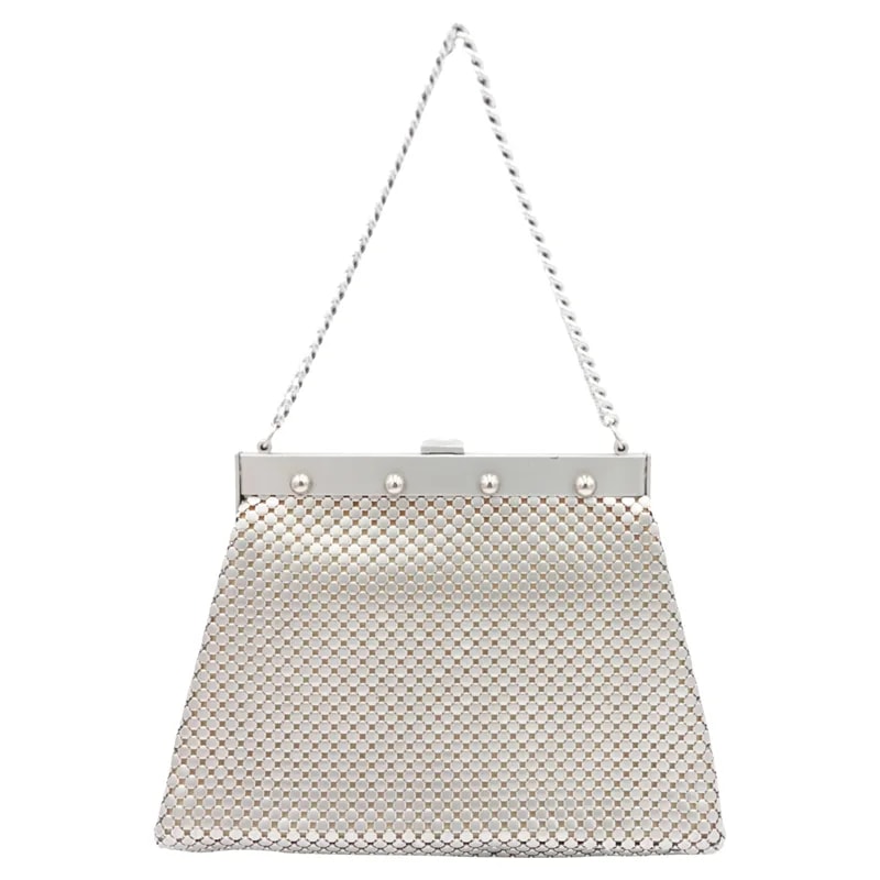 Whiting & Davis — Whiting & Davis Evening With Chain Handle — Handbag — resale