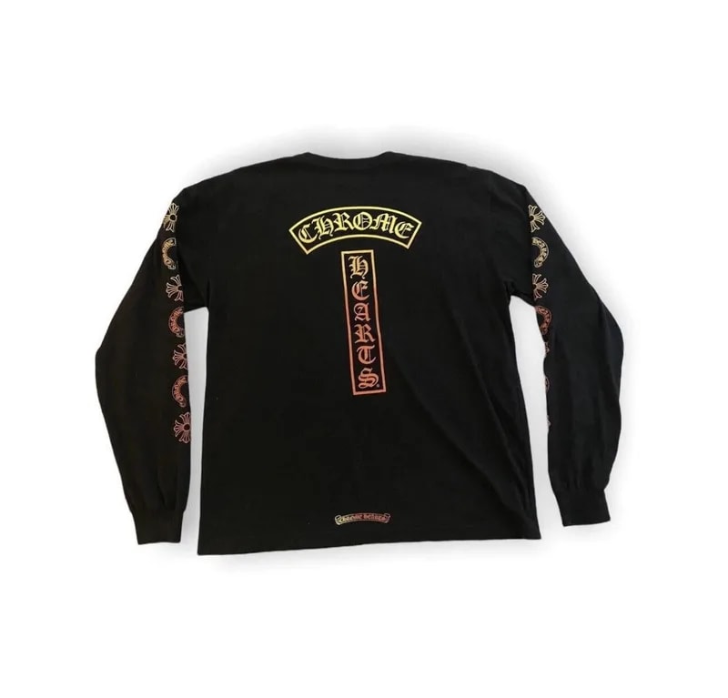Chrome Hearts — Hearts T Bar Long Sleeve T-Shirt — streetwear — resale