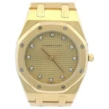 Audemars Piguet — Audemars Piguet Royal Oak 18K Yellow Gold Quartz Diamond — Watch — resale