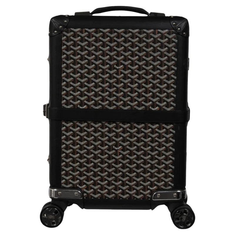 Goyard — Goyard Bourget Trolley Rolling Travel Trunk Luggage Carry — Handbag — resale