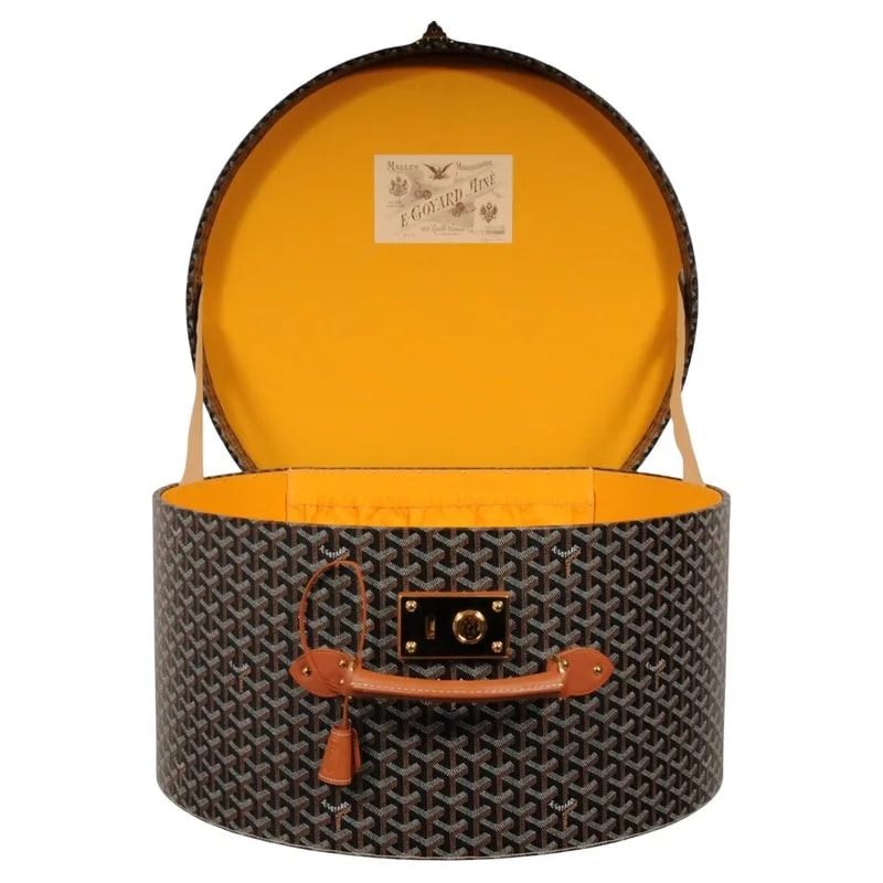 Goyard — Goyard Boite Chapeau Hardware Hat Box Travel Trunk — Handbag — resale