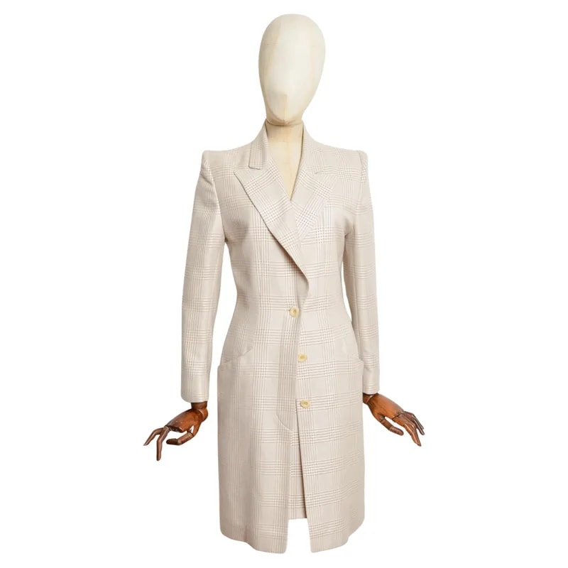 Givenchy — S/S 1998 Givenchy Haute Couture By Alexander McQueen Long Jacket Skirt Suit — Clothing — resale