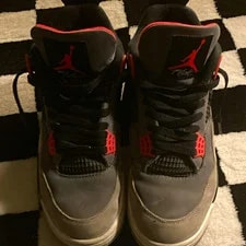 Jordan — Jordan Air 4 ’S Mid Top Lace Up Basketball — Sneaker — resale