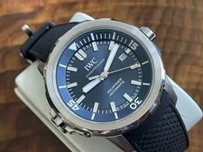 IWC — IWC Aquatimer 42mm Dive LE Blue Jacques Cousteau Full Kit Exc Ingenieur — Watch — resale