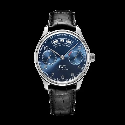 Worldofluxuryus — IWC Portuguese Annual Calendar Stainless Steel ’s — Watch — resale