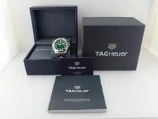 TAG Heuer — TAG Heuer Aquaracer Calibre 5 WAY2015.BA0927 Automatic 43mm Box Green — Watch — resale