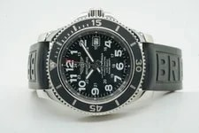 Breitling — Breitling Superocean 44 Black Dial Stainless Steel Automatic Date A17367 — Watch — resale