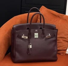 Hermès — Auth Hermès Birkin 35 Cassis Top Handle — Handbag — resale