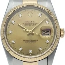 Rolex — Rolex Datejust 16233G(X) Gold 36mm Champagne Dial Automatic #LPW1581 — Watch — resale