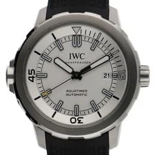 IWC — IWC IW329003 Aqua Timer Silver Dial Automatic Stainless Steel Rubber ’s — Watch — resale