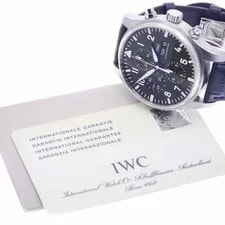 IWC — IWC Pilot's Watches IW377709 43mm SS Black #C11902 — Watch — resale