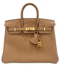 Hermès — Hermes Birkin 25 Biscuit Hardware NEW — Handbag — resale