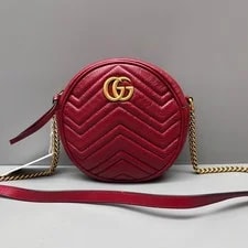 Gucci — Gucci GG Marmont Round Crossbody — Handbag — resale