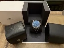 IWC — IWC Big Pilot's Automatic Black Leather Band, Box, Service Records — Watch — resale