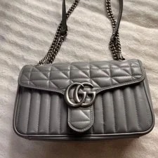 Gucci — Gucci GG Marmont Matelasse Flap Chain — Handbag — resale