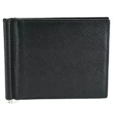 Prada — Prada Bifold Wallet Money Clip Card Case Logo — Handbag — resale