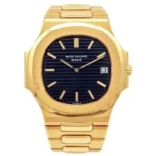 Patek Philippe — Patek Philippe Nautilus 3700/1J 18K Yellow Gold Black Dial 1977 — Watch — resale